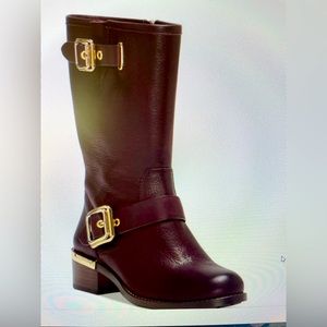 Leather booties brand new